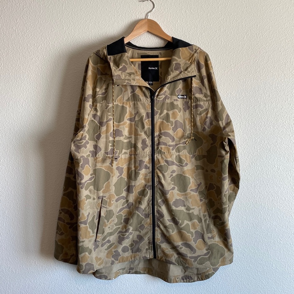 Camo Hurley Rain Jacket